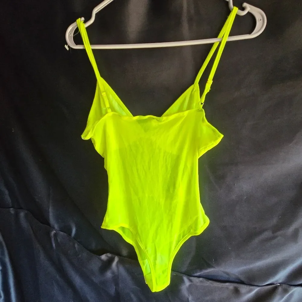 1079 Naanna Teal corset style lingerie  size 4 - Picture 6 of 13